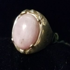 Kunzite ring set in Silver - handmade custom
